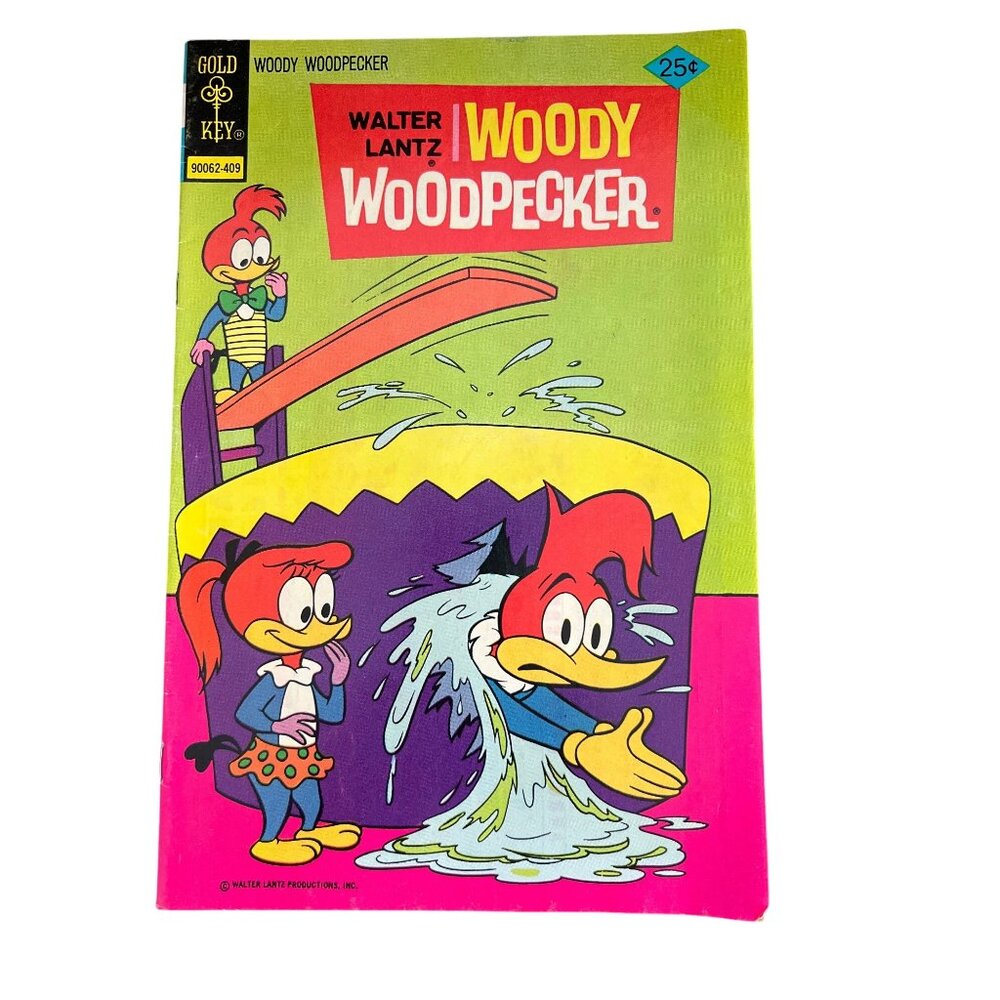 Gold Key Walter Lantz Woody Woodpecker Comic #138 September 1974 Vintage Boarded